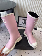 Viral Rubber Boots Pink