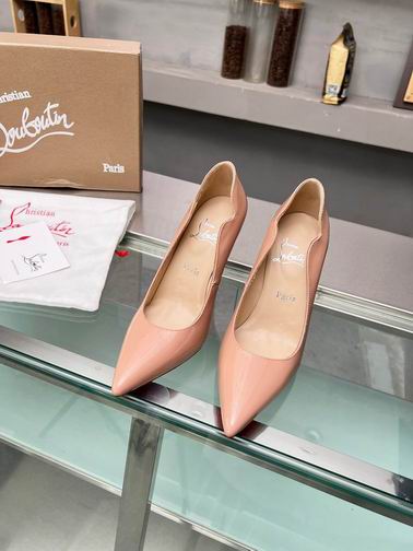 Nude Pointed-Toe Pumps