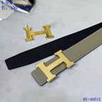 Iconic Reversible Leather Belt