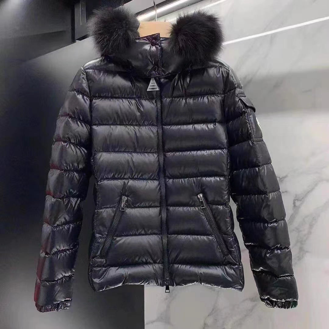 Down Jacket With Fur Hood