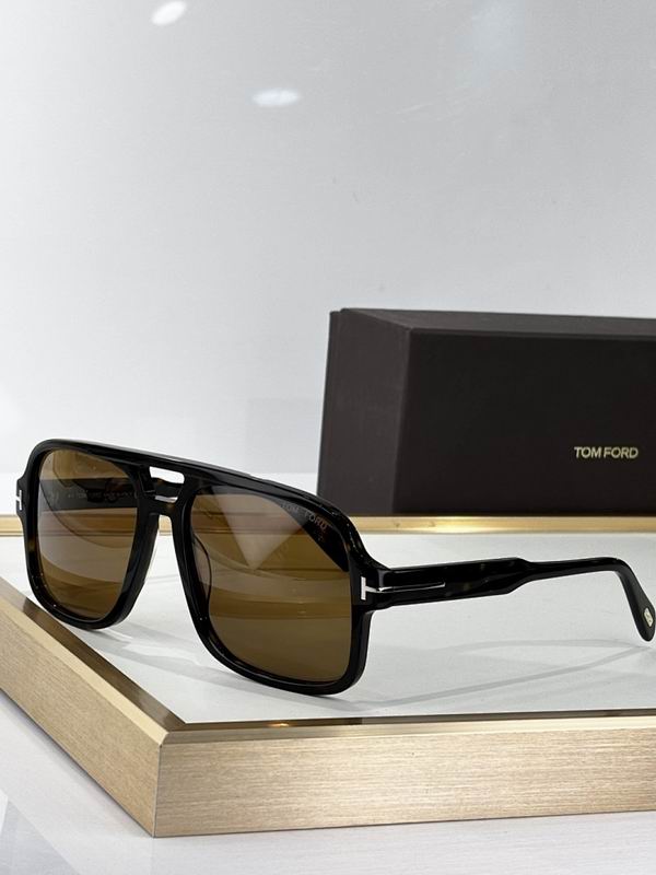 Classic Rectangular Acetate Sunglasses