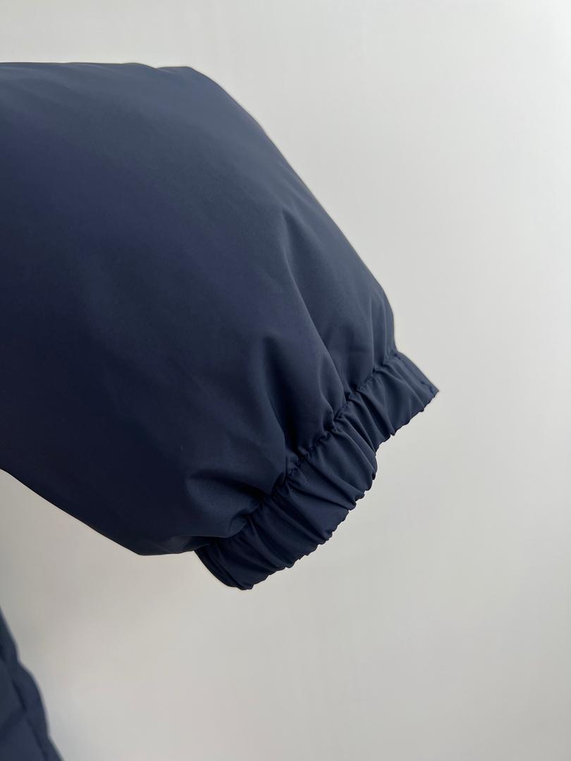 Navy Cel Puffer Jacket