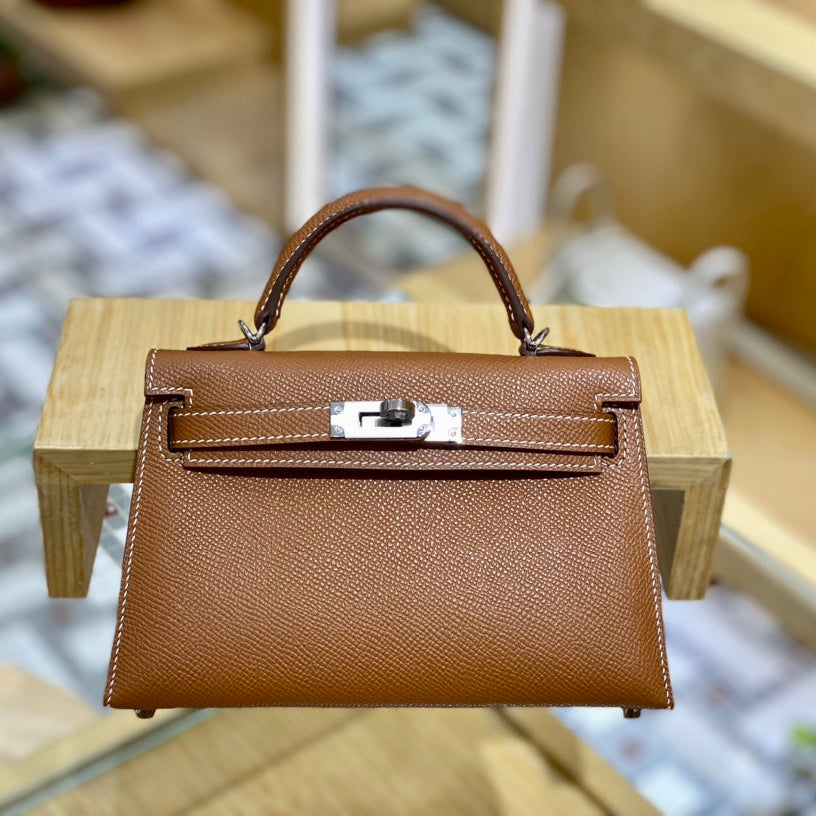 Palm Print Gold Brown 19