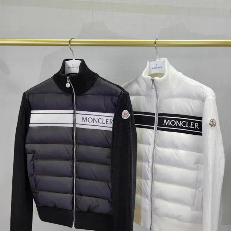 Hybrid Puffer Knit Jacket