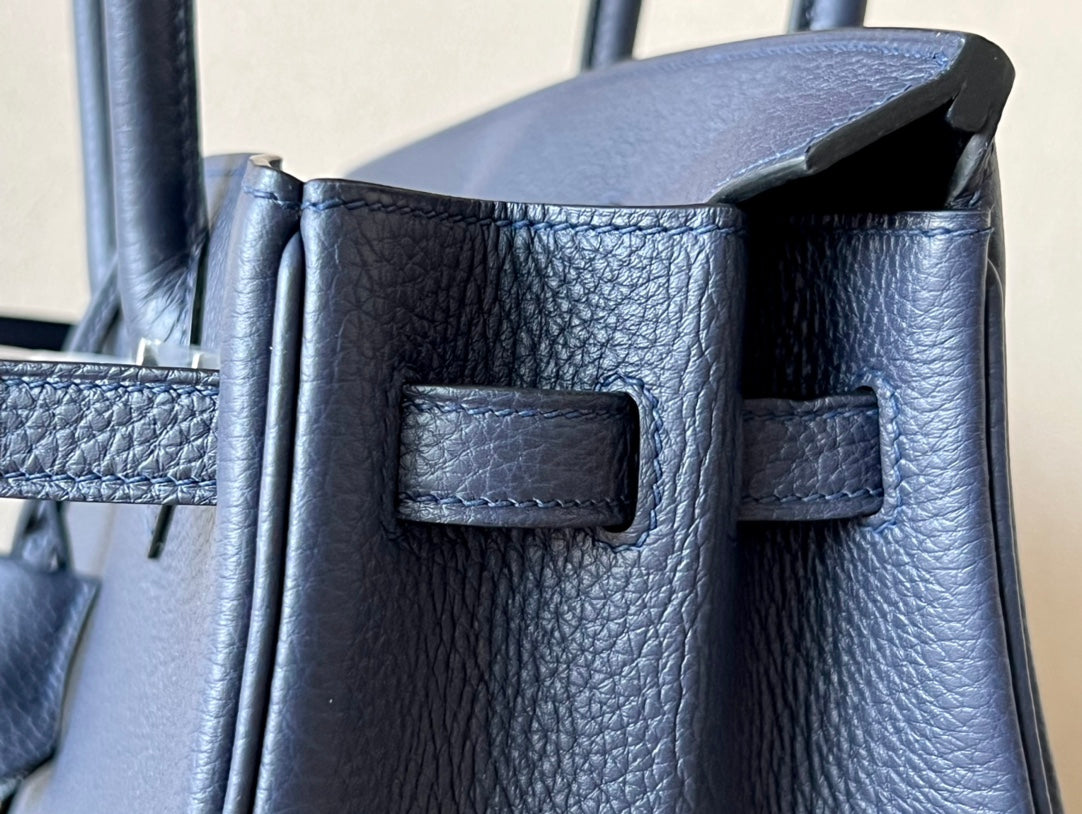 Structured Leather Handbag
